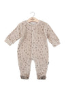 Babybol Baby Velour Hug Me Sleepsuit, Brown