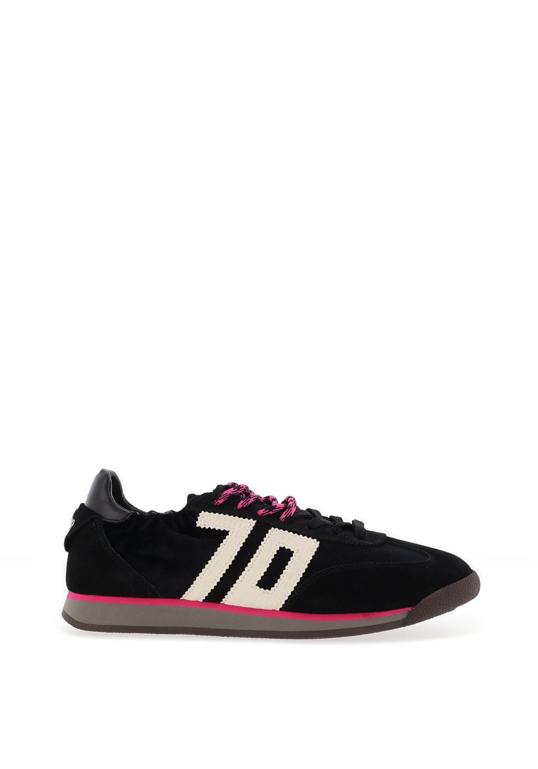 Back 70 Rocket Retro Trainers, Black & Pink