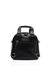 Zen Collection Multi Pocket Small Satchel Bag, Black