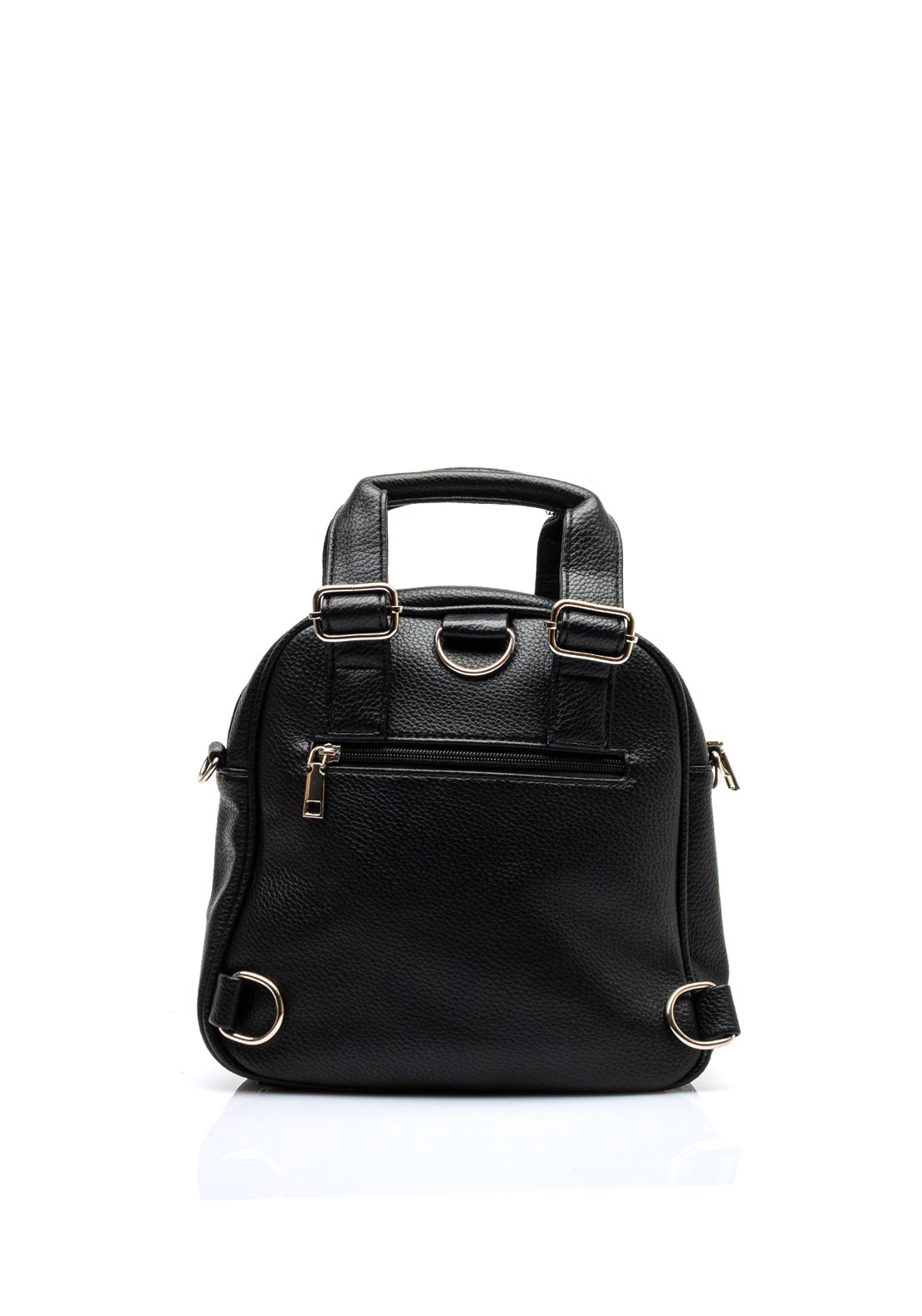 Zen Collection Multi Pocket Small Satchel Bag, Black