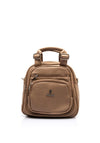 Zen Collection Multi Pocket Small Satchel Bag, Warm Taupe