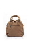 Zen Collection Multi Pocket Small Satchel Bag, Warm Taupe