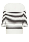 Barbara Lebek Stripe Pring Sweatshirt, White & Black