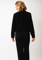 Barbara Lebek Collared Button-up Jacket, Black