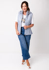Barbara Lebek Padded Hooded Gilet, Blue