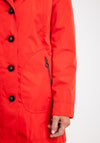 Barbara Lebek Button Up Trench Style Jacket, Orange