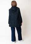 Barbara Lebek Hooded Zipped Coat, Navy