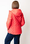 Barbara Lebek Quilted Hooded Coat, Red