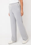 Barbara Lebek Wide Leg Drawstring Joggers, Grey