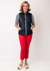 Barbara Lebek Padded Reversible Gilet, Navy
