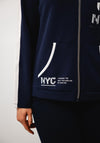 Barbara Lebek Sweat Full Zip Jacket, Navy