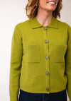 Barbara Lebek Ultra Soft Collared Jacket, Green