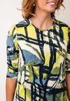 Barbara Lebek Thema Abstract Line Patterned Top, Green