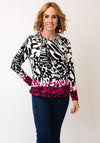 Barbara Lebek Abstract Shapes Long Sleeve Tee, Black Multi