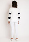 Barbara Lebek Print Full Zip Sweatshirt, White