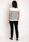 Barbara Lebek Stripe Seahorse Top, White