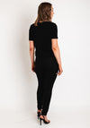 Barbara Lebek Rhinestone Elastic Trim Top, Black