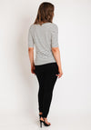 Barbara Lebek Striped graphic Print Top, White