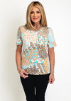 Barbara Lebek Round Neck Aztec Top, Multi