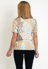 Barbara Lebek Round Neck Aztec Top, Multi