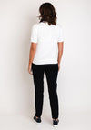 Barbara Lebek Knit Short Sleeve Sweater, White