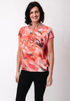 Barbara Lebek Abstract Print Top, Pink Multi