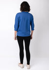 Barbara Lebek Round Neck Sweatshirt, Blue