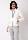 Barbara Lebek Full Zip Sweatshirt, Cream