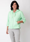 Barbara Lebek Full Zip Hoodie, Green