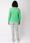Barbara Lebek Open Front Cardigan, Green