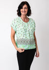 Barbara Lebek Abstract Print Blouse, Green