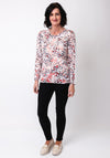 Barbara Lebek Printed Knit Long Sleeve Top, Pink