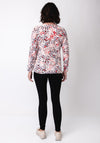 Barbara Lebek Printed Knit Long Sleeve Top, Pink