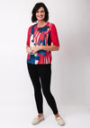 Barbara Lebek Abstract Print Top, Red