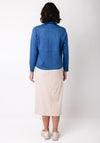 Barbara Faux Suede Jacket, Blue