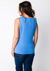 Barbara Lebek V Neck Vest Top, Blue