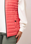 Barbara Lebek Reversible Padded Gilet, Coral