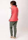 Barbara Lebek Reversible Padded Gilet, Coral