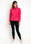 Barbara Lebek Half Zip Sweater, Pink