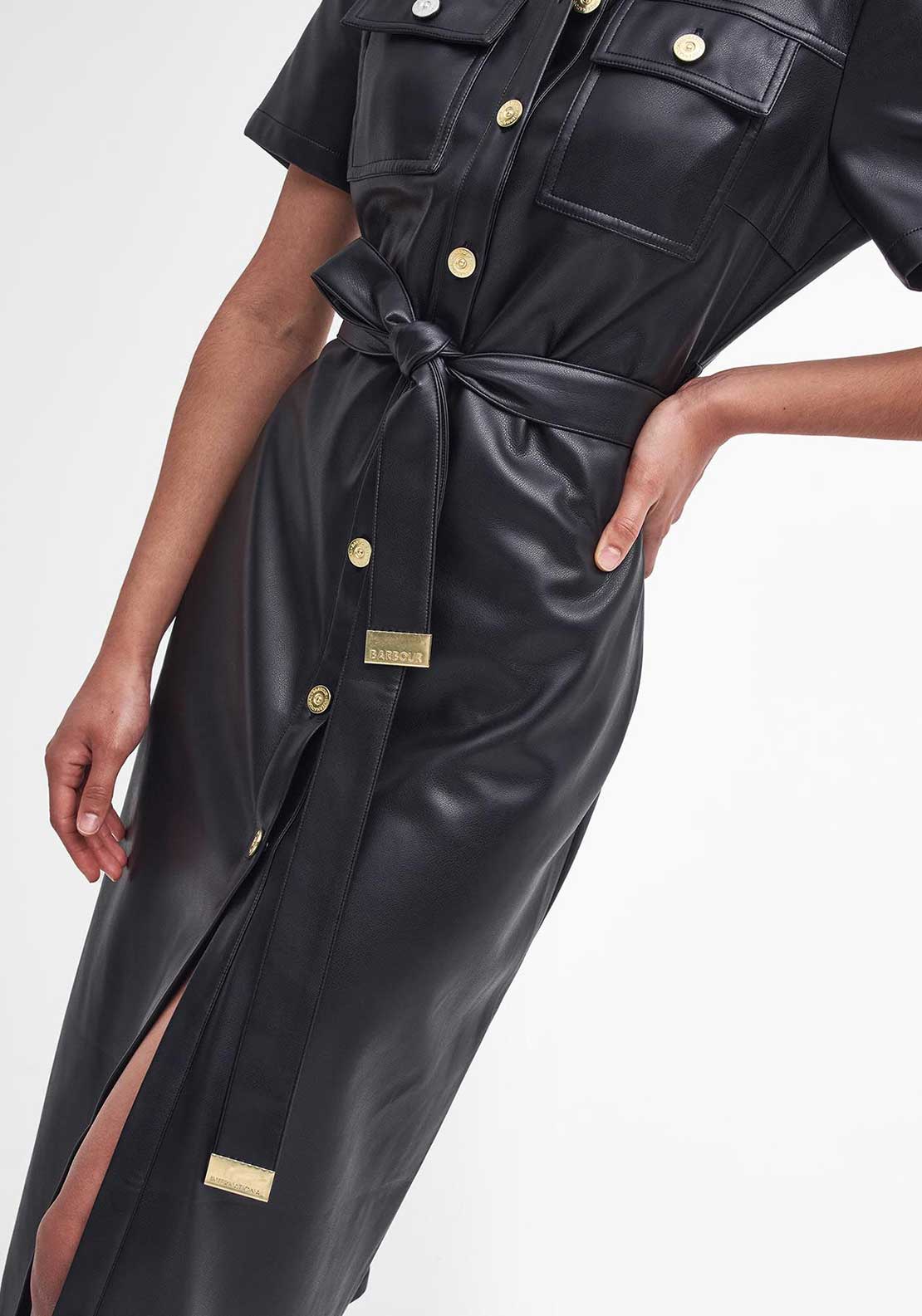 barbour leather dress A lighter dress + a bit of Barbour edge = a match made in summer. Get @lucywilliams02's edit at the link in bio. #BarbourWayOfLife