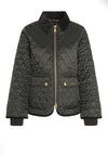 Barbour Beadnell Fitted Quilted Jacket, Green