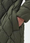 Barbour Womens Samphire Quilted Jacket, Deep Olive
