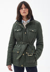 Barbour Womens Country Utility Quilted Short Jacket, Olive