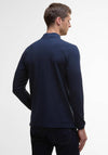 Barbour Men’s Essential Long Sleeve Polo Shirt, Navy