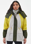 Barbour International Womens Pendleton Waterproof Jacket, Silver Cloud
