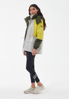 Barbour International Womens Pendleton Waterproof Jacket, Silver Cloud