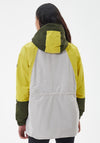 Barbour International Womens Pendleton Waterproof Jacket, Silver Cloud