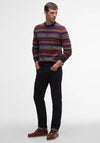 Barbour Men’s Easdale Fair Isle Knit Jumper, Navy Multi