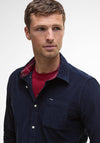 Barbour Men’s Ramsey Tailored Cord Shirt, Navy