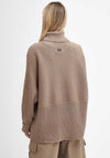 Barbour Roberta Chunky Ribbed Jumper, Brown